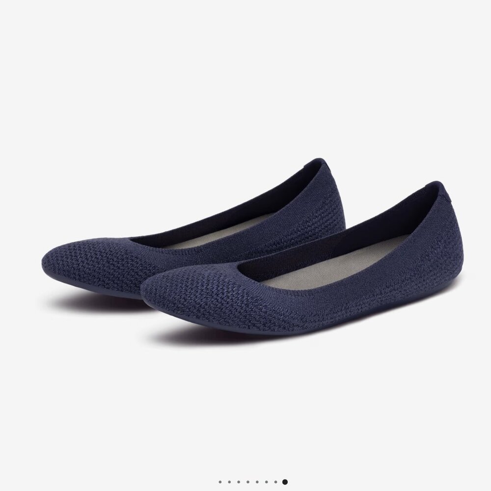 allbirds - Hazy Indigo (Navy) -  Tree Breezers Flats - Size Women's 7